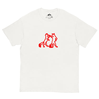 foxes dancing until the end of the world t-shirt